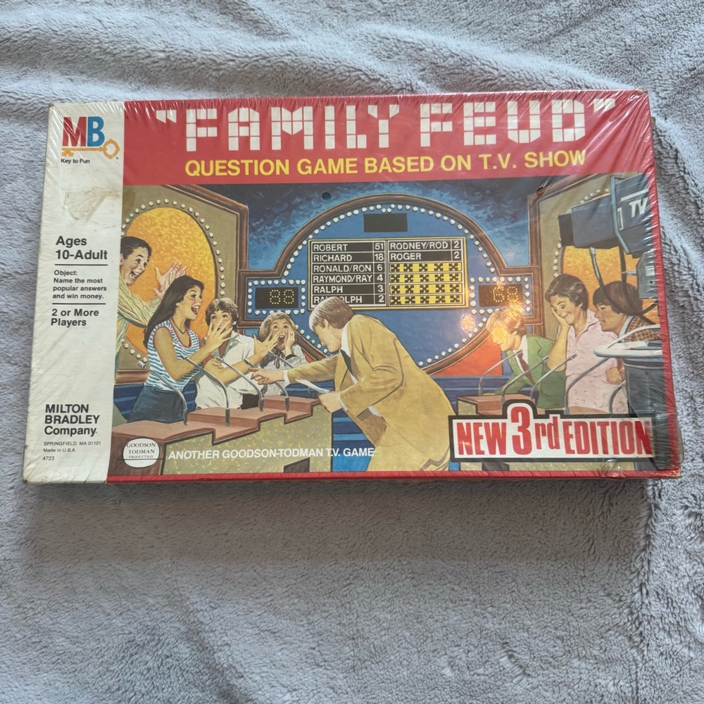 Family Feud Board Game 3rd Edition 1978‎ Sealed | Milton Bradley TV Show Vintage